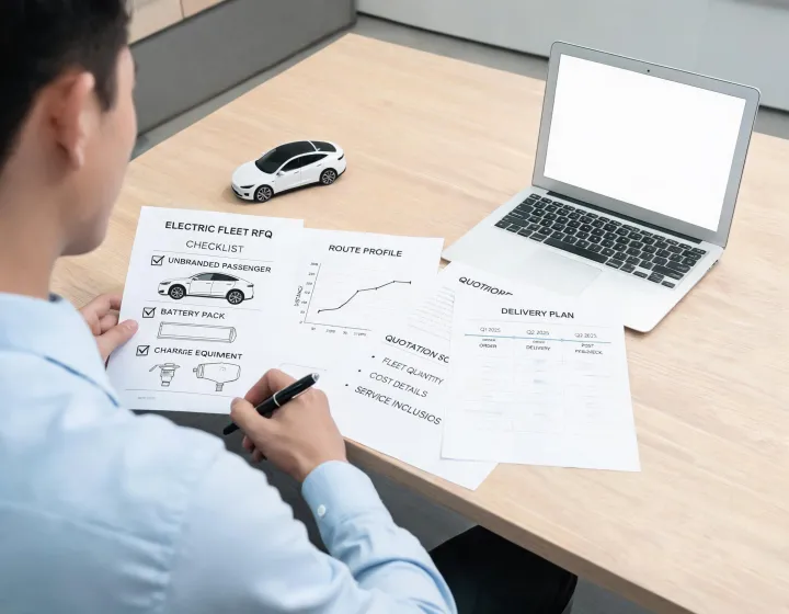 Electric shuttle bus business RFQ guide