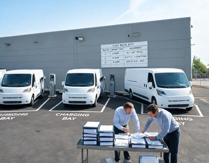 Electric fleet application duty planning